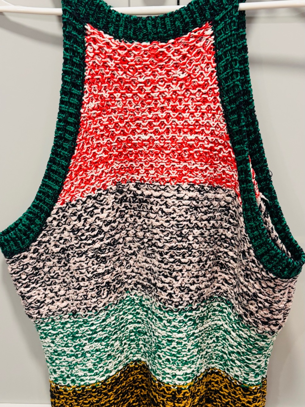 Anthropologie Maeve Knit Harmony Tank Striped Top in Multicolor NWOT Size XL - Picture 7 of 7